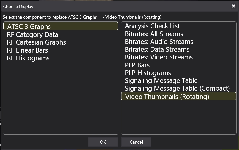 Choose Display Dialog