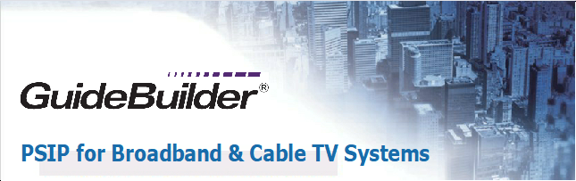 PSIP for Broadcast and Cable TV Systems webinar PSIP for Broadcast and Cable TV Systems webinar