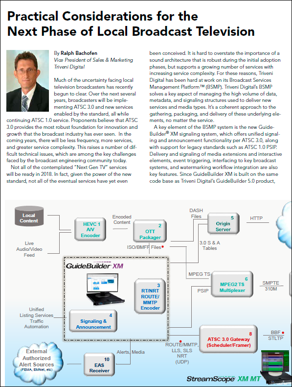 Practical Considerations for the Next Phase of Local Broadcast TV Practical Considerations for the Next Phase of Local Broadcast TV