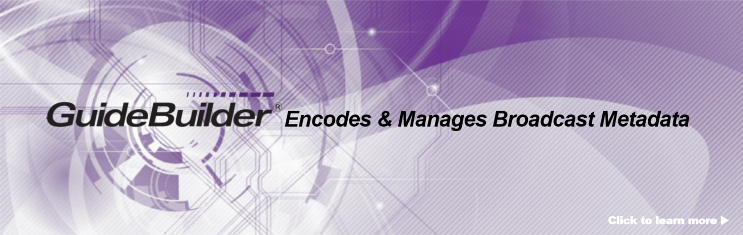 GuideBuilder ATSC 1.0 and ATSC 3.0 transport stream encoders
