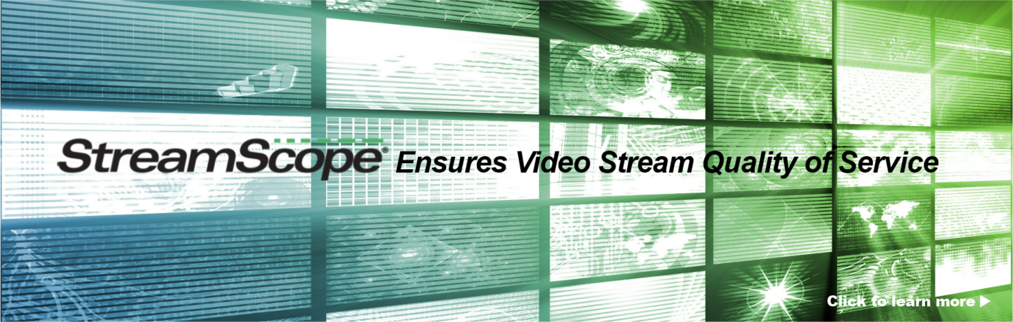 StreamScope MPEG and ATSC 3.0 video transport stream analyzers and monitors